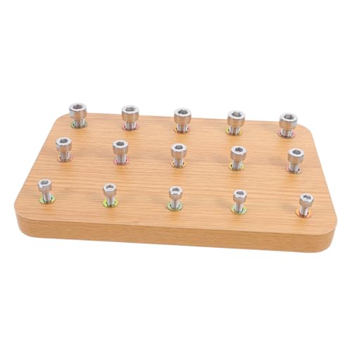 Beaupretty Rehabilitationstraining Augenausrüstung Reaktionszeittraining Steckbrett aus Holz für Fingerfertigkeit Reaktionsfang Trainer Reaktionstrainer Rostfreier Stahl Beaupretty Rehabilitationstraining Augenausrüstung Reaktionszeittraining Steckbrett aus Holz für Fingerfertigkeit Reaktionsfang Trainer Reaktionstrainer Rostfreier Stahl von Beaupretty