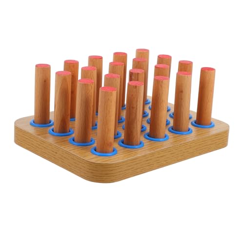 Beaupretty Rehabilitationstraining Handspielzeugkoordinationsspielzeug Fingerstrecktrainer Armübungsausrüstung hölzerne Pegboard Handstärkung für Steckbrett zählen Handtrainer Holz Beaupretty Rehabilitationstraining Handspielzeugkoordinationsspielzeug Fingerstrecktrainer Armübungsausrüstung hölzerne Pegboard Handstärkung für Steckbrett zählen Handtrainer Holz von Beaupretty