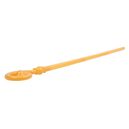 Beaupretty -Requisiten Halloween-Cosplay-gehstock Halloween Cosplay Zuckerrohr Requisite Halloween Zauberstab Requisite Halloween-Cosplay-Stock Zuckerrohr Kostüm Golden Plastik von Beaupretty