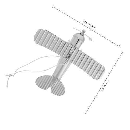Beaupretty Retro Flugzeugmodell aus Vintage Deko hängemodell Kleines Detailreiches Eisenflugzeug Kompakt für Wohn Arbeitszimmer Rustikaler Stil Handwerkliche Verarbeitung von Beaupretty