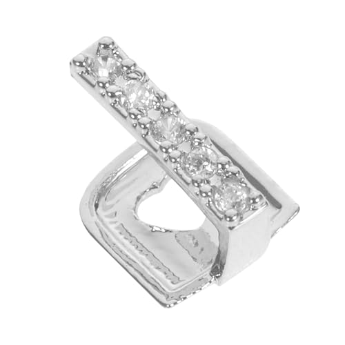 Beaupretty Rhinestone für Zähne Hip Hop Schmuck für Partys Stilvolle Rapper Accessoires Dekorative Zahndeckel Komfortable Passform mit Funkelnden Strasssteinen von Beaupretty