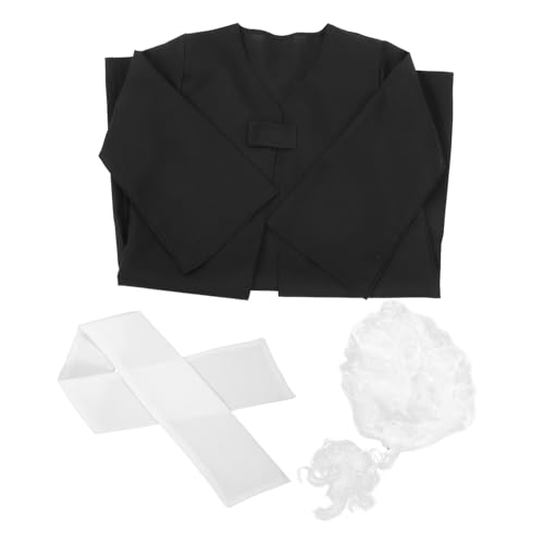 Beaupretty Richter Kostüm mit Perücke Atmungsaktives Roleplay Anzug für Juristische Spiele für Fördert Lernen und Kreativität Beaupretty Richter Kostüm mit Perücke Atmungsaktives Roleplay Anzug für Juristische Spiele für Fördert Lernen und Kreativität von Beaupretty