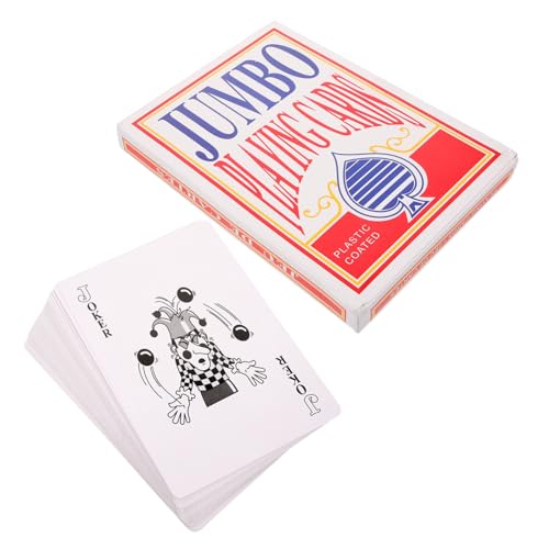 Beaupretty Riesiges Kartenspiel Fache aus Robustem Papier für Partyspiele und Brettspiele Leicht Tragbar Sicher Geeignet für Erwachsene und Gesellige Anlässe Beaupretty Riesiges Kartenspiel Fache aus Robustem Papier für Partyspiele und Brettspiele Leicht Tragbar Sicher Geeignet für Erwachsene und Gesellige Anlässe von Beaupretty