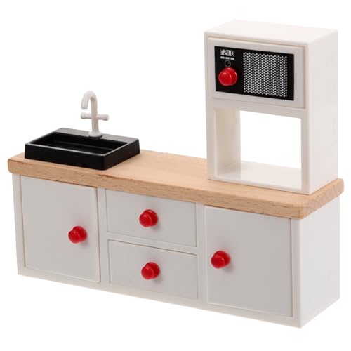 Beaupretty Robuster Schrank mit Spüle Realistische Dekoration für Miniaturmöbel Perfektes Accessoire für Kreative Szenen Beaupretty Robuster Schrank mit Spüle Realistische Dekoration für Miniaturmöbel Perfektes Accessoire für Kreative Szenen von Beaupretty