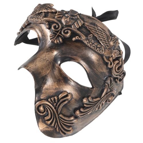 Beaupretty Römische Soldatenmaske Vintage Design Halbgesichtsmaske für Herren Cosplay Maskenball Halloween Kostüm Party Zubehör Beaupretty Römische Soldatenmaske Vintage Design Halbgesichtsmaske für Herren Cosplay Maskenball Halloween Kostüm Party Zubehör von Beaupretty
