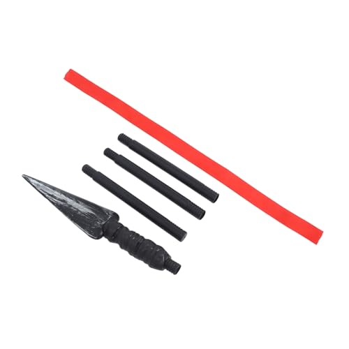 Beaupretty Römischer Ritterspeer Cosplay -Accessoire interaktives Spielspielzeug Partyversorgung Cosplay-Zubehör Halloween-Cosplay-Requisiten Spielsachen Plastik Black von Beaupretty