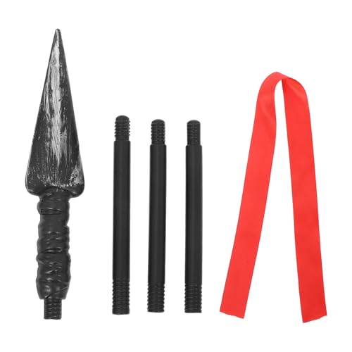 Beaupretty Römischer Ritterspeer interaktives Spielspielzeug Kostümzubehör Partyversorgung Party-Cosplay-Requisite Cosplay-Zubehör Spielsachen Plastik Black von Beaupretty