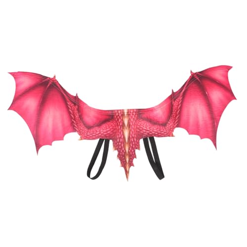 Beaupretty Rotes Drachenflügel Kostüm Halloween Party Accessoire Cosplay Flügel für Erwachsene Leichtes Langlebiges Material für Karneval Themenpartys und Festliche Anlässe von Beaupretty