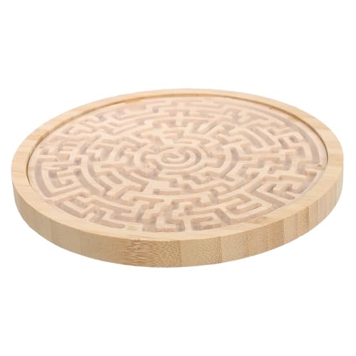 Beaupretty Rundes Labyrinth Holzspielzeug mit Murmelbewegung Nachhaltiges Balance Maze Spiel für Kleinkinder Tragbares Montessori Puzzle zur Logischen Denkens und Motorischer Fähigkeiten Beaupretty Rundes Labyrinth Holzspielzeug mit Murmelbewegung Nachhaltiges Balance Maze Spiel für Kleinkinder Tragbares Montessori Puzzle zur Logischen Denkens und Motorischer Fähigkeiten von Beaupretty