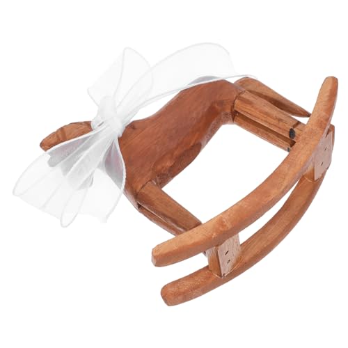 Beaupretty Rustikale Tierfigur für Weihnachtsdekoration Handgefertigte Holzspielzeug Rocker für Wohn und Schlafzimmer Vielseitiger Tisch und Bodenschmuck Beaupretty Rustikale Tierfigur für Weihnachtsdekoration Handgefertigte Holzspielzeug Rocker für Wohn und Schlafzimmer Vielseitiger Tisch und Bodenschmuck von Beaupretty