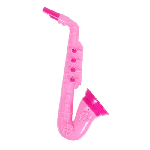 Beaupretty Saxophon aus Kunststoff Multifunktionales Musikspielzeug Handkoordination und Rhythmusgefühl Buntes Blasinstrument für Jungen und Mädchen Lerninstrument für Junge Zufällige Farbe von Beaupretty