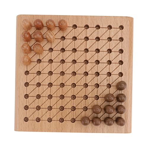 Beaupretty Schachbrett Spielset Fördert Logisches und Hand Auge Koordination Langlebiges Sicheres Material Farbenfrohes Brettspiel für Party und Familienunterhaltung von Beaupretty