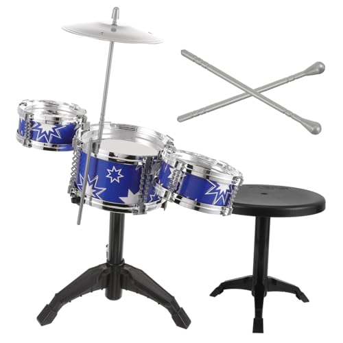 Beaupretty Schlagzeug Set Pädagogisches Musikinstrument für Junge Mädchen und Kleinkinder Fördert Hand Auge Koordination und Musikalisches Talent Sicheres Kunststoffmaterial Kindgerechte von Beaupretty