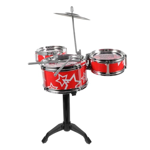 Beaupretty Schlagzeug Set für Anfänger Pädagogisches Musikinstrument mit Trommeln Sicher Langlebig und Leicht zu Montieren für Junge Mädchen und Kleinkinder von Beaupretty