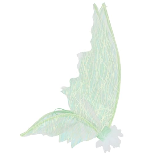 Beaupretty Schmetterlingsflügel für Mädchen Cosplay Party Kostüm Flügel Grün aus Garnmaterial Flexibel Sicher für Fasching Karneval Bühnenfestivals und Mottopartys von Beaupretty