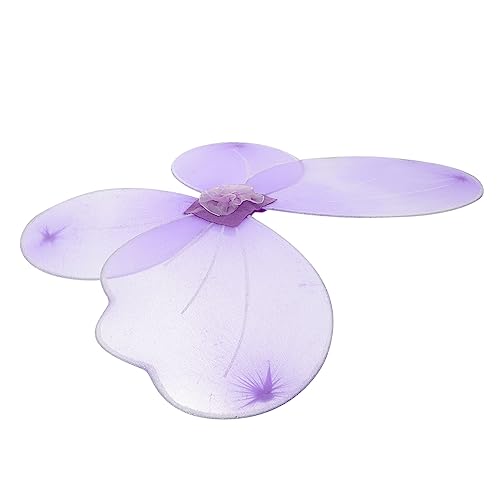 Beaupretty Schmetterlingsflügelmädchen Schmetterlingskostüm Mädchen Schmetterlinge Schmetterling Kostüm Kleinkind Schmetterlingskostüm Für Prinzessin Fee Lavender Stoff von Beaupretty