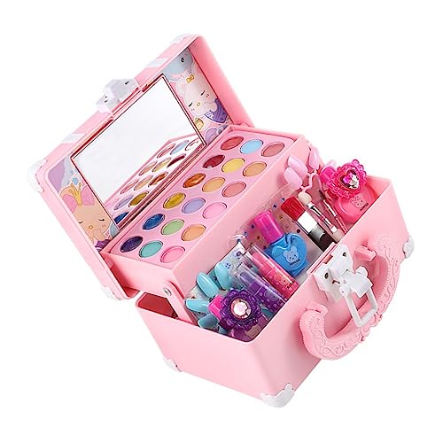 Beaupretty Schminkset für Mädchen Wasserlösliches Make Up Sicheres und Hautfreundliches Kosmetikset mit Verschiedenen Lidschattenfarben für Rollenspiele und Geburtstagsgeschenke von Beaupretty