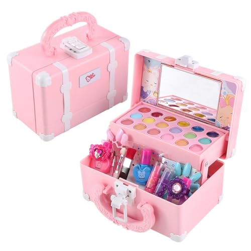 Beaupretty Schminkspielzeug Set Wasserlösliche für Mädchen Abs Material Sicheres und Kreatives zum Geburtstag Enthält und Sorgt für Unbeschwerten Spaß von Beaupretty