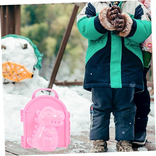 Beaupretty Schneespielzeug Dinosaurier Clip Praktischer Schneeballformer mit Glatter Oberfläche Sicher und Einfach zu Bedienen für Winterspiele und Outdoor Schneeballschlachten von Beaupretty