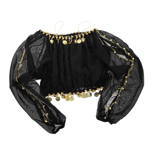 Beaupretty Schulterfreies Oberteil Für Damen Elegantes Bauchtanz Kostüm Langarm Top Für Bühnenauftritte Stilvolle Tanzmode Für Bauchtänzerinnen Beaupretty Schulterfreies Oberteil Für Damen Elegantes Bauchtanz Kostüm Langarm Top Für Bühnenauftritte Stilvolle Tanzmode Für Bauchtänzerinnen von Beaupretty