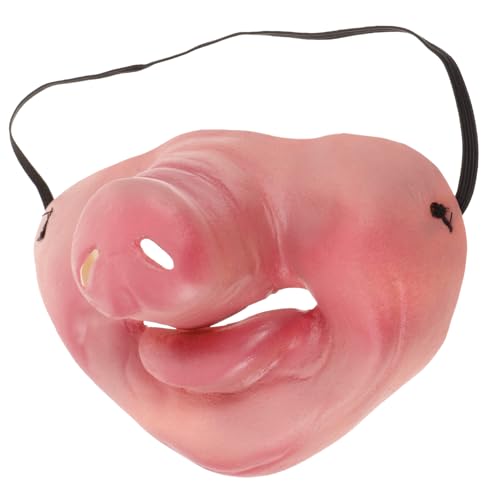 Beaupretty Schweinenase-Maske lustige geschenkideen realistisch Masken Jack maske gesicht Halloween-Maske verkleiden Prop Schweinenasenstütze Cosplay Schweinenase Emulsion von Beaupretty