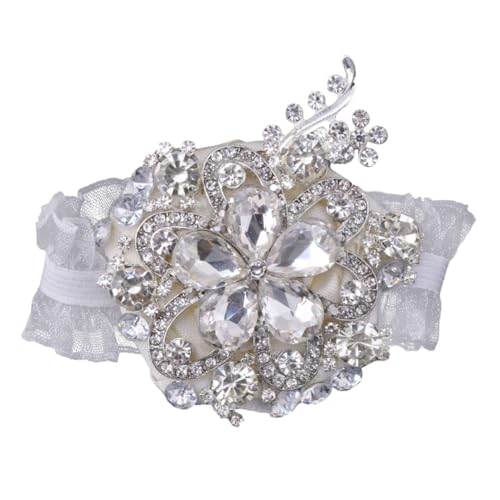 Beaupretty Silberne Brautjungfern Handgelenk Corsage mit Perlen und Funkelnden Kristallen Seidenblume Elastisches Armband für Hochzeiten Brautduschen Abschlussball und Festliche Anlässe Beaupretty Silberne Brautjungfern Handgelenk Corsage mit Perlen und Funkelnden Kristallen Seidenblume Elastisches Armband für Hochzeiten Brautduschen Abschlussball und Festliche Anlässe von Beaupretty