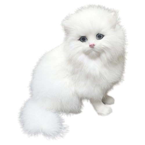 Beaupretty Simulation Perserkatze Furry Katzenmodell Realistische Katzenpuppe für Dekoration und Mäuseabwehr Perfektes für Beaupretty Simulation Perserkatze Furry Katzenmodell Realistische Katzenpuppe für Dekoration und Mäuseabwehr Perfektes für von Beaupretty