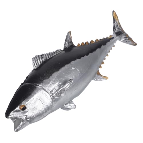 Beaupretty Simulation Thunfisch Modellfigur aus Kunststoff Realistisches Unterwassertier für Gartendekoration und Lernspielzeug von Beaupretty