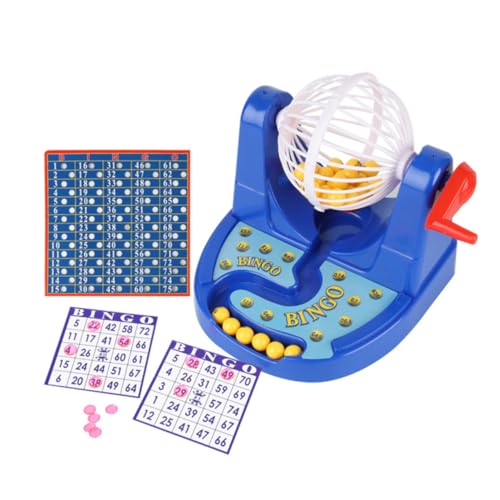 Beaupretty Simulierte Bingo Spielmaschine für Ab Jahren Pädagogisches Lernspielzeug Interaktives Handliches Gesellschaftsspiel in Blau Fördert Kreativität und Motorische Fähigkeiten Beaupretty Simulierte Bingo Spielmaschine für Ab Jahren Pädagogisches Lernspielzeug Interaktives Handliches Gesellschaftsspiel in Blau Fördert Kreativität und Motorische Fähigkeiten von Beaupretty