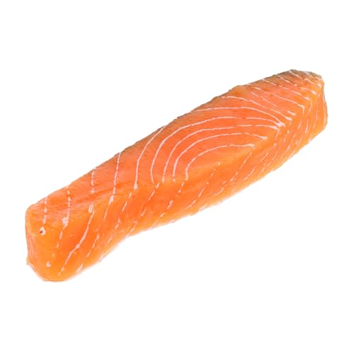 Beaupretty Simuliertes Lachsmodell Requisiten für Szenenlayout gefälschtes Lachsmodell Faux Food Lachsdekoration kaufen simuliertes Lachsdekor künstliche Fischmodelle Plastik Orange von Beaupretty