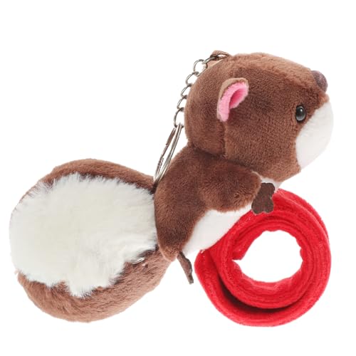 Beaupretty Slap Armband Eichhörnchen Kuscheltier Handgelenk Kindergeburtstag Partygeschenk Schulpreis Geschenkbeutel Füller Niedlich Spaß von Beaupretty