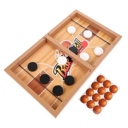 Beaupretty Sling Hockey Tischspiel Elastisches Puck Spiel Party Gesellschaftsspiel für Familie Interaktives Desktop für Erwachsene von Beaupretty