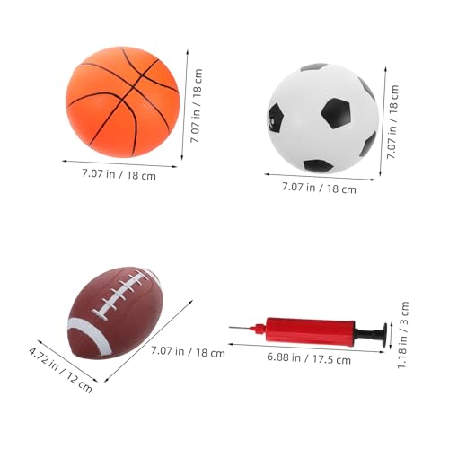Beaupretty Soft Mini Basketball Set mit Pumpe für Teiliges PVC Inflatablespielzeug Leise Springende Bälle Motorik und Hand Auge Koordination für Indoor und Outdoor Spiele Beaupretty Soft Mini Basketball Set mit Pumpe für Teiliges PVC Inflatablespielzeug Leise Springende Bälle Motorik und Hand Auge Koordination für Indoor und Outdoor Spiele von Beaupretty