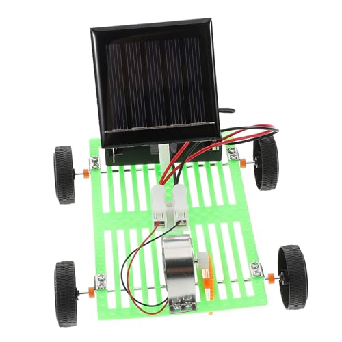Beaupretty Solar Auto Bausatz Mini Solarauto zum Zusammenbauen Wissenschaftliches Lernspielzeug für Solarbetrieb Experiment Tragbares DIY Solar Car Toy für Kreatives Basteln und von Beaupretty