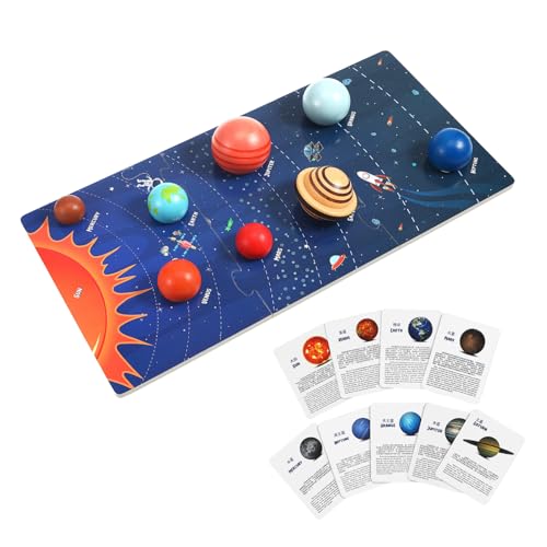 Beaupretty Solar System Puzzle aus Holz Lernspielzeug für Planeten Modell Sicher und Langlebig für Kleine Fans Beaupretty Solar System Puzzle aus Holz Lernspielzeug für Planeten Modell Sicher und Langlebig für Kleine Fans von Beaupretty