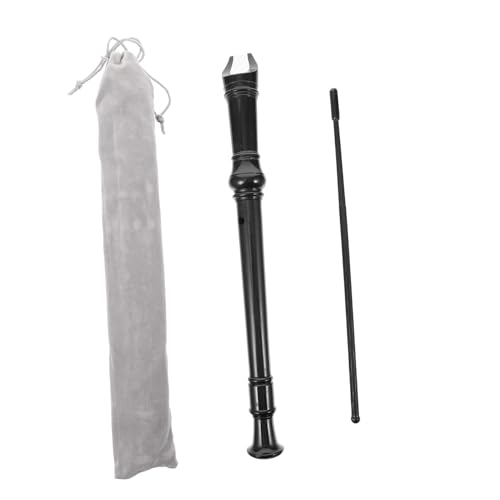 Beaupretty Sopran Blockflöte Abs Musikinstrument mit Reinigungsstab Pädagogisches Lernspielzeug für Junge Mädchen und Anfänger Fördert Handkoordination und Musikverständnis von Beaupretty