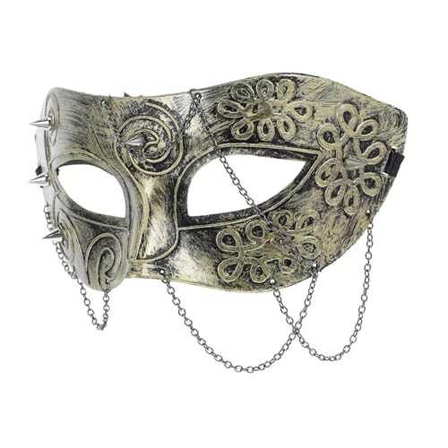 Beaupretty Steampunk Halbmaske: Mechanische Maskenmaske Mit Kette Für Damen Und Herren – Karnevalsdeko Für Halloween, Cosplay Und Karneval Beaupretty Steampunk Halbmaske: Mechanische Maskenmaske Mit Kette Für Damen Und Herren – Karnevalsdeko Für Halloween, Cosplay Und Karneval von Beaupretty