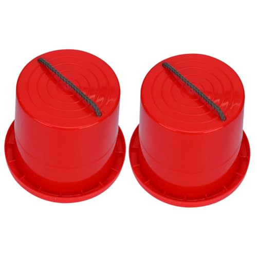 Beaupretty Stelzen Rot Sensorisches Trainingsgerät für Gleichgewicht und Koordination Robustes Outdoor Spiel für Mädchen Fördert Balance und Konzentration im Garten und von Beaupretty