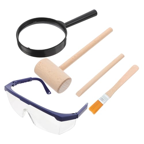 Beaupretty Stem Dinosaurier Ausgrabungsset Mini Holzhammer Meißel Pinsel Fossilien Werkzeugset für Archäologie Abenteuer Lernspielzeug Jungen Mädchen Beaupretty Stem Dinosaurier Ausgrabungsset Mini Holzhammer Meißel Pinsel Fossilien Werkzeugset für Archäologie Abenteuer Lernspielzeug Jungen Mädchen von Beaupretty