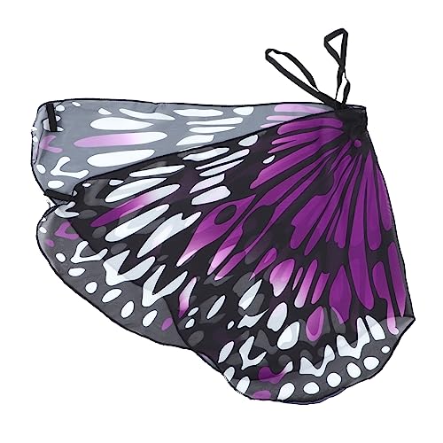 Beaupretty Strandschal Flügel Schal Schmetterlingsflügel Umhang Umhänge für Party Schmetterlingsflügel-Umhang schmetterlingsflügel kostüm Polyester Violett Beaupretty Strandschal Flügel Schal Schmetterlingsflügel Umhang Umhänge für Party Schmetterlingsflügel-Umhang schmetterlingsflügel kostüm Polyester Violett von Beaupretty