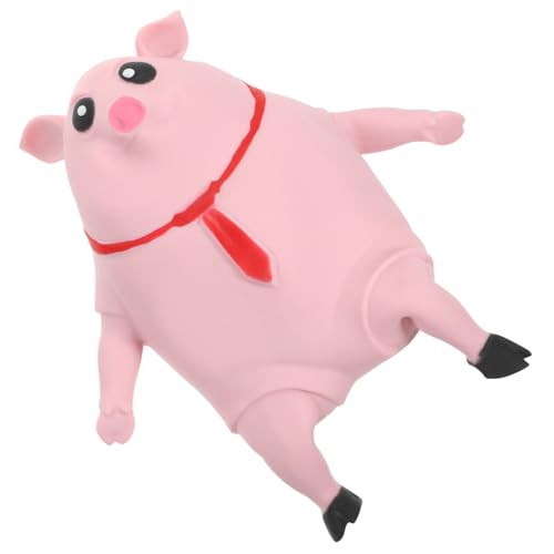 Beaupretty Stressabbau Schwein Quetschspielzeug Großes Süßes Schwein Stress Relief Toy für Erwachsene und Weiches Dehnbares Anti Stress Tier für Entspannung und Sensorisches Training von Beaupretty