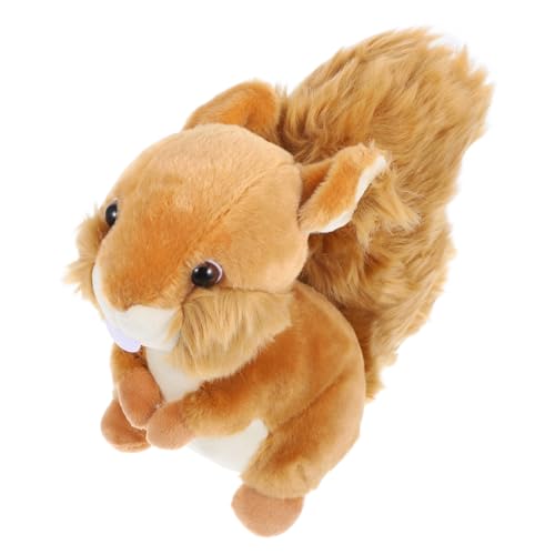 Beaupretty Süßes Eichhörnchen Plüschtier mit Großem Weiches Cartoon Kuscheltier als Sofa Dekoration Langlebiges für Wohnzimmer Schlafzimmer für Freunde von Beaupretty