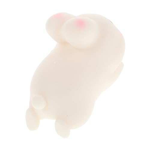 Beaupretty Süßes Kaninchen Stressabbau aus Flexiblem TPR Material Angenehm zu Greifen Sensorisches Partygeschenk und Osterkleinigkeit zur Stressreduktion und Dekoration von Beaupretty