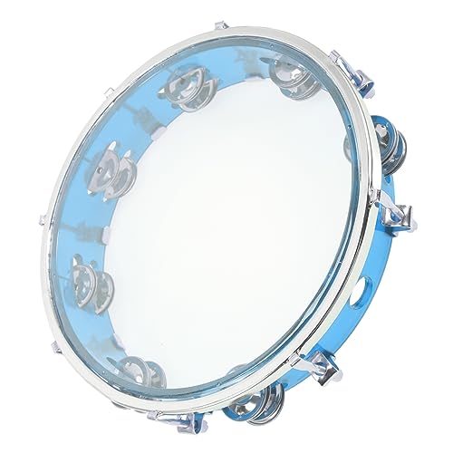 Beaupretty Tamburin Einstellbares Handglocken Percussion Instrument Farbige Handtrommel für Musikfestivals und Partys Klangspielzeug für Jungen und Mädchen von Beaupretty