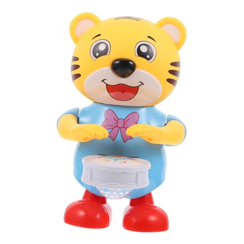Beaupretty Tanzender und Singender Tiger für Elektrospielzeug mit Trommel Funktion Fördert Frühes Lernen und Kreativität für Mädchen und Jungen Zufällige Farbe Zufällige Farbe von Beaupretty