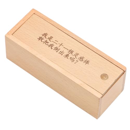 Beaupretty Teiliges Holzspielzeug Brain Teaser Intellektuelles Denkspiel für Erwachsene Fördert Geschicklichkeit Koordination und Konzentration Leicht Tragbar und Langlebig von Beaupretty