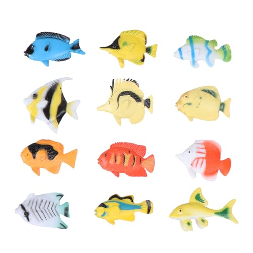 Beaupretty Teiliges Mini Tropische Fischspielzeuge Realistische Meerestiere Modelle Pädagogisches Lernspielzeug für Geburtstagsfeiern und Fantasievolles von Beaupretty