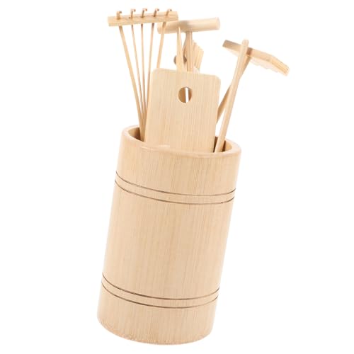 Beaupretty Teiliges Mini Zen Garten Rechen Set aus Robustem Holz Kleine Sandkasten Rechen für Desktop Dekoration Kreatives Geschenk für Meditation und Stressabbau Naturbelassene Beaupretty Teiliges Mini Zen Garten Rechen Set aus Robustem Holz Kleine Sandkasten Rechen für Desktop Dekoration Kreatives Geschenk für Meditation und Stressabbau Naturbelassene von Beaupretty