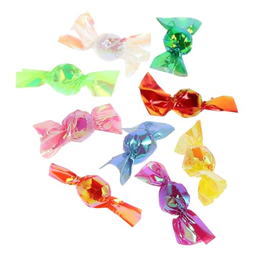 Beaupretty Teiliges Miniatur Candy Modell Bunte Resin Kunstharz Süßigkeiten Deko mit Schleifen Nail Charms für Puppenhaus Nail Art Basteln von Beaupretty