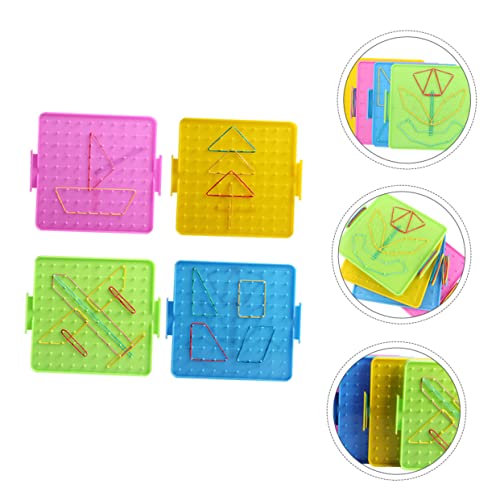 Beaupretty Teiliges Nagelbrett für Schüler Doppelseitiges Kreatives Lernbrett aus Hochwertigem Kantenlänge Gummibändern für Grundschulmathematik und Geometrieunterricht Beaupretty Teiliges Nagelbrett für Schüler Doppelseitiges Kreatives Lernbrett aus Hochwertigem Kantenlänge Gummibändern für Grundschulmathematik und Geometrieunterricht von Beaupretty